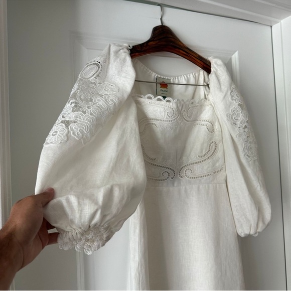 Farm Rio Off-White Mini Dress - Picture 2 of 6